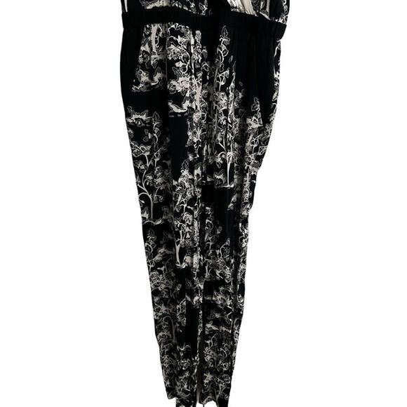 Diane Von Furstenberg Shanty Two Silk Floral Jumpsuit Size 2 - Picture 5 of 13